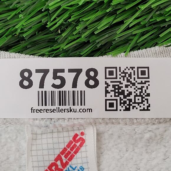 Vintage 80s Funny Fisherman Humor Sweatshirt XL 23x25 Gray - Picture 7 of 14